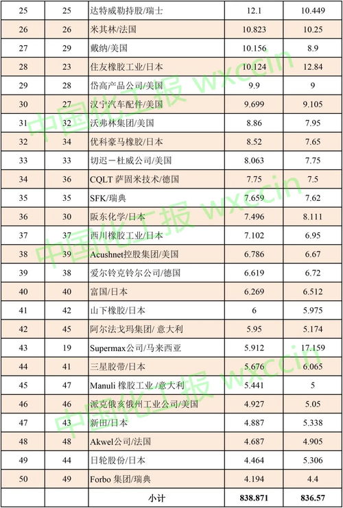 我國兩家企業(yè)躋身全球非輪胎橡膠制品50強(qiáng)，信用評級服務(wù)彰顯企業(yè)實力